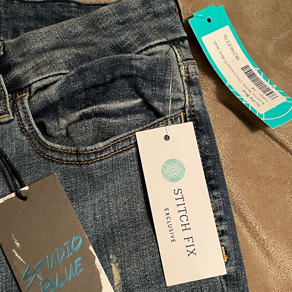 Cropped jeans